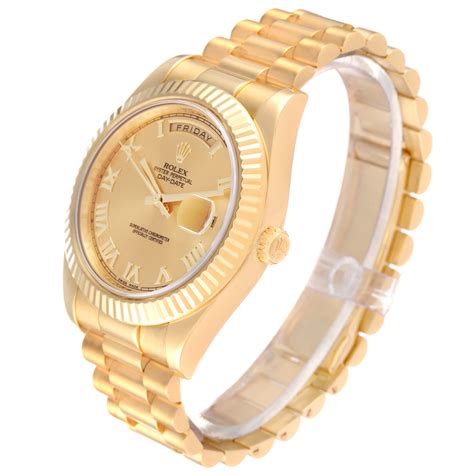 rolex day date ii 2 president yellow gold watch 218238|Rolex yellow gold watch.